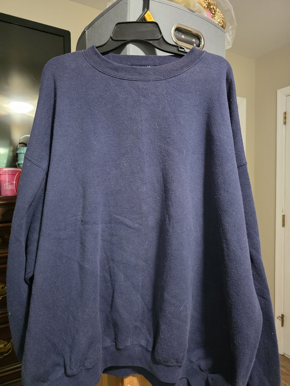 Men's Navy Crewneck Sweatshirt